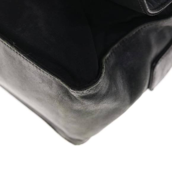 PRADA Shoulder Bag Leather Black Auth 66137 - Picture 16 of 16